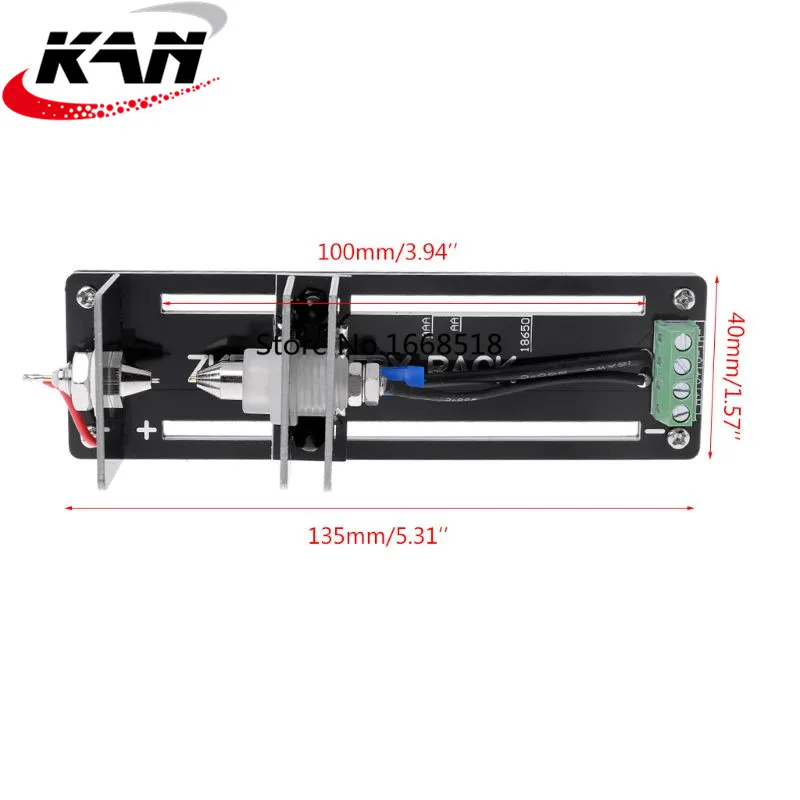 Сопротивление батареи 4 провода ёмкость тест ing стенд держатель ячеек для 18650 26650
