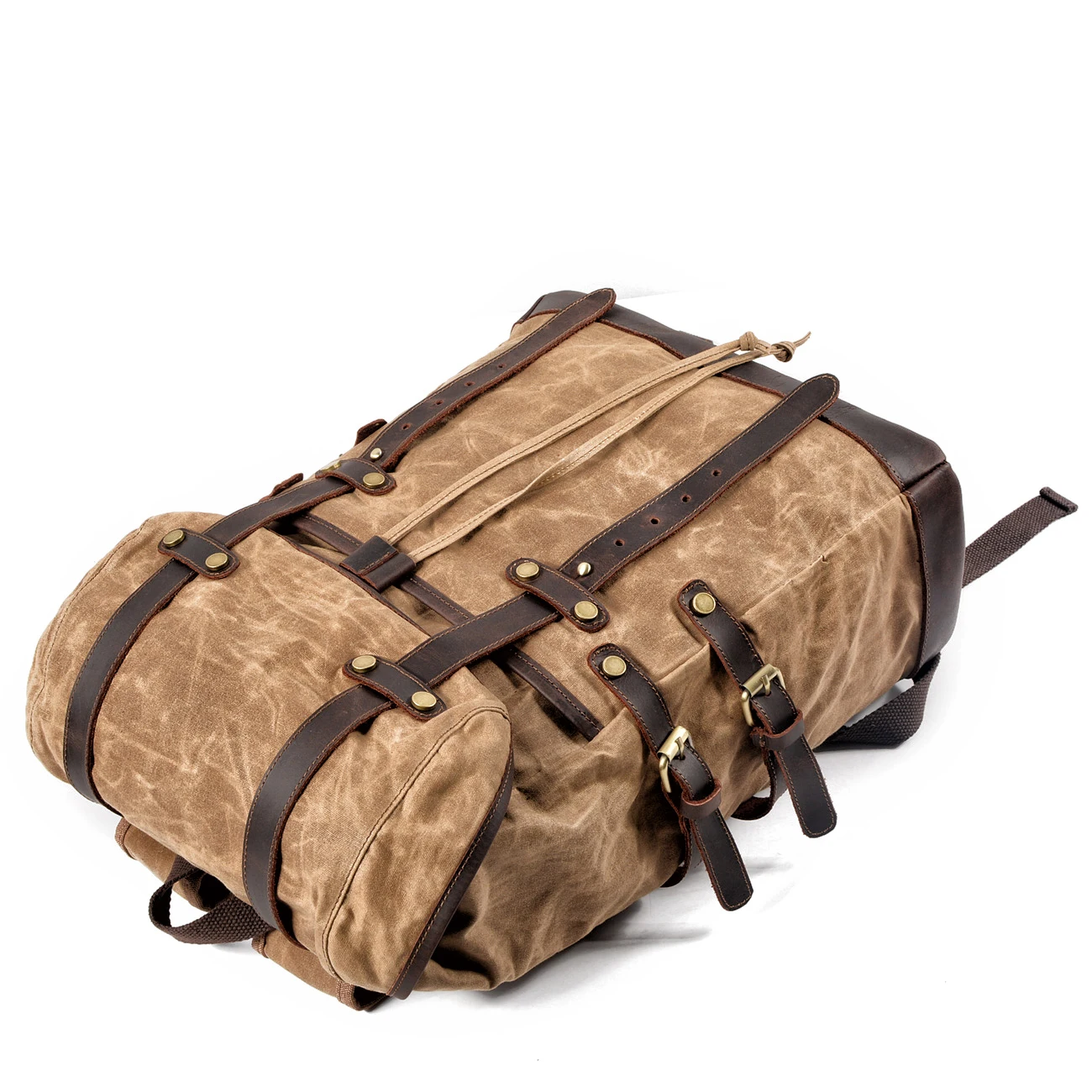 Вместительный водонепроницаемый рюкзак для походов в стиле ретро Молодежный