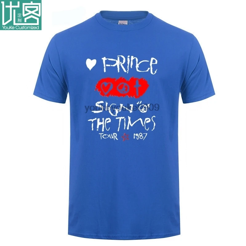 Винтажная Футболка с принтом принца о Таймс Тур 1987 196-Продавец США-фиолетовый