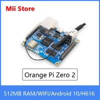 orange pi zero 2 512mb ram with allwinner h616 chipsupport bt wif run android 10ubuntudebian os single board linux raspberry