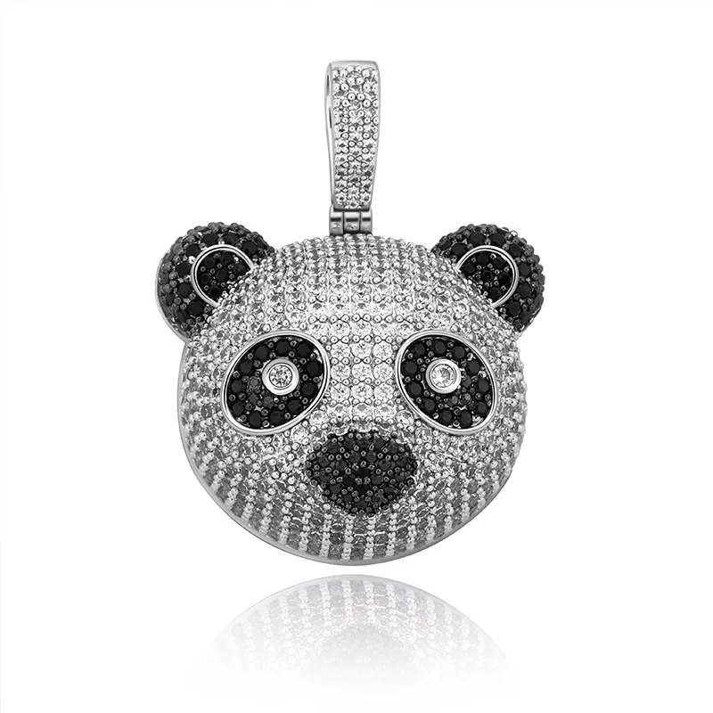 

New Cartoon Pendant & Necklace With 4Mm Tennis Chain Iced Out Cubic Zirconia Hip Hop High Quality Fashion Jewelry For Men Gifts