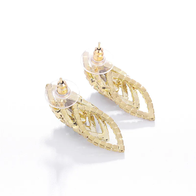 Женские серьги в ювелирных изделиях модные простые европейские и американские