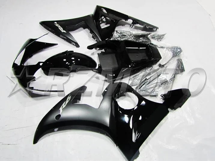 

3 Free Gifts New ABS motor Fairing Kit Fit For YAMAHA YZF-R6 2003 2004 2005 R6 03 04 05 Full Fairings custom glossy black matte