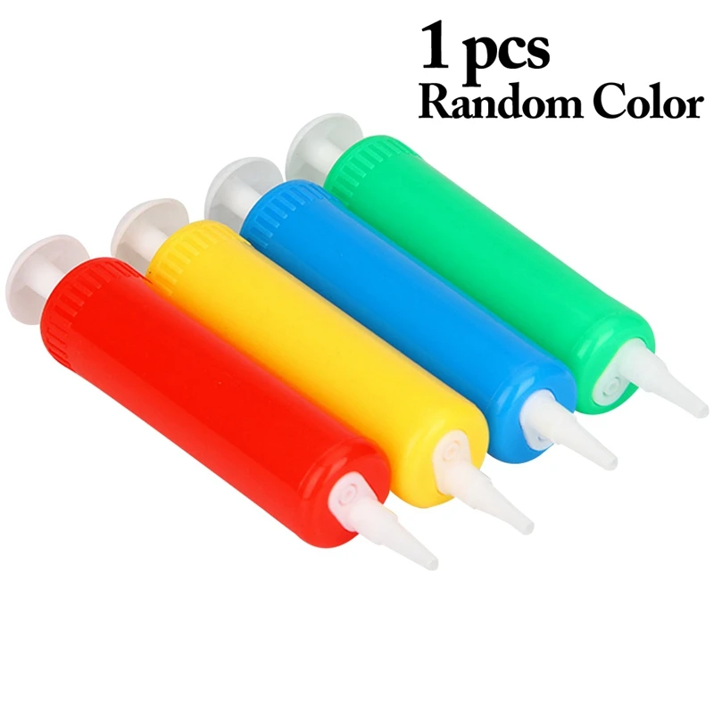

Handheld Balloon Blower Dual-Use Portable Balloon Push Inflator Air Pump Wedding Birthday Party Decoration Supplies Random Color