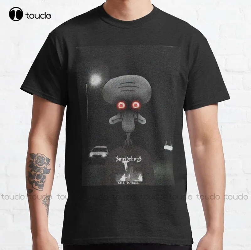 

New Squidward Suicide Suicideboys $Uicideboy$ Classic T-Shirt Custom Tshirt Unisex Tee Shirt