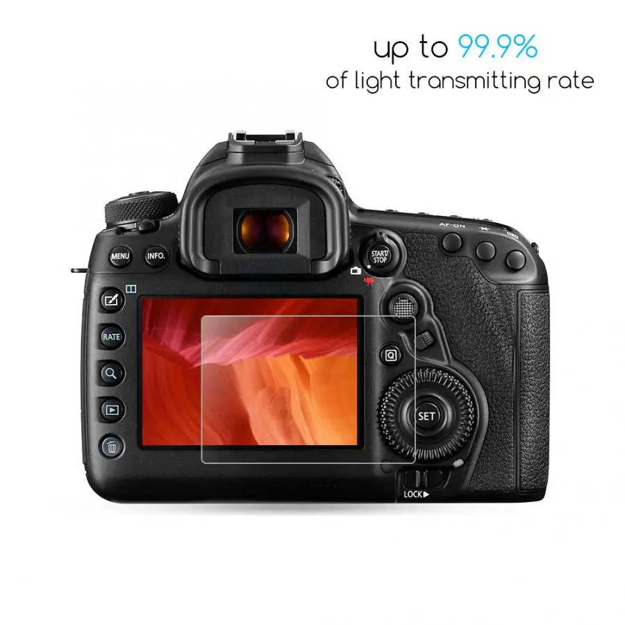 1 шт. закаленное стекло для защиты экрана Защитная пленка камеры Canon 5D4|Защита