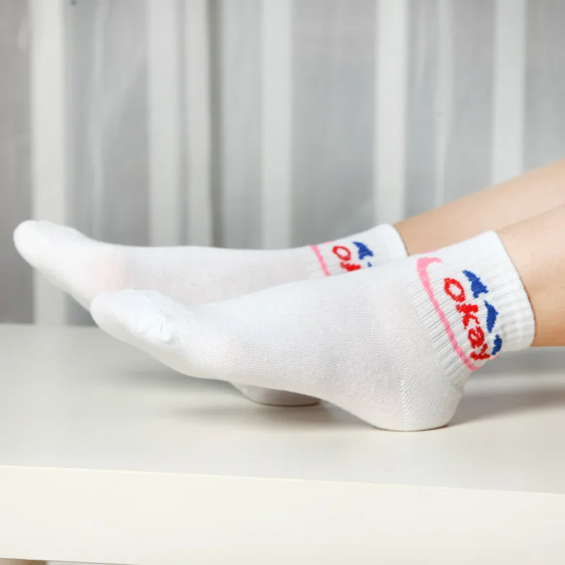 Женские носки на каждый день в стиле Харадзюку корейские японские хлопковые