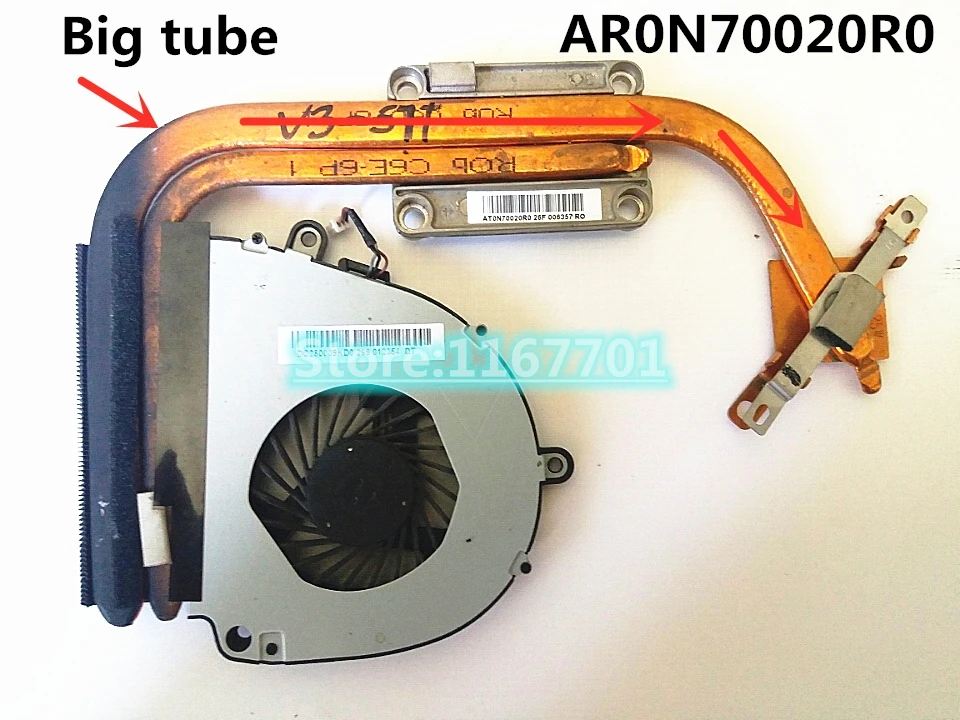 

Original Laptop/notebook CPU Cooling Radiator Heatsink&Fan For Acer 5750 5755 V3-571 E1-531 E1-571G NV56R AR0N70020R0