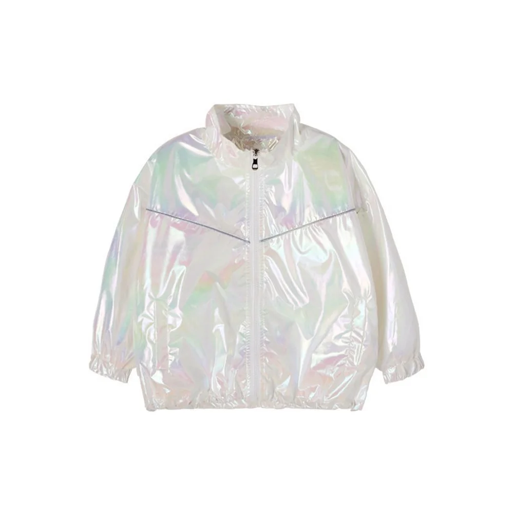 

Girls' Breathable Bright Sports Jacket Cacket Children's Jacket Girls' Warm Coat 2021 New Spring and Autumn 3-7 Years