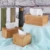 Бамбуковая квадратная коробка для салфеток, креативная коробка для хранения сиденья в рулонах, Экологически чистая деревянная коробка для украшения стола - изображение