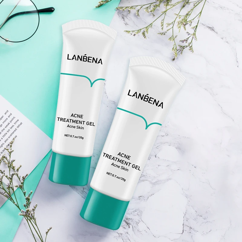 

LANBENA Acne Treatment Cream Remove Blackheads Pimples Gel Face Clean Effective Fade Marks Scars Refreshing Repair Damaged Skin