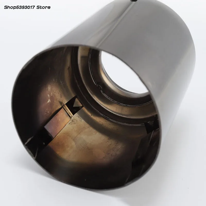 Наконечник автомобильного глушителя выхлопной трубы Круглая Хромированная