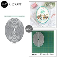 ellipse background frame metal cutting dies for diy scrapbooking photo album decorative embossing stencil paper cards mould