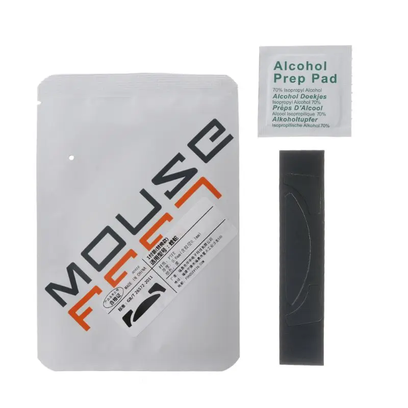 1 Набор 0 6 мм изогнутые края мыши Ноги коньки для Razer DeathAdder мышь C26|Коврики мышей| |