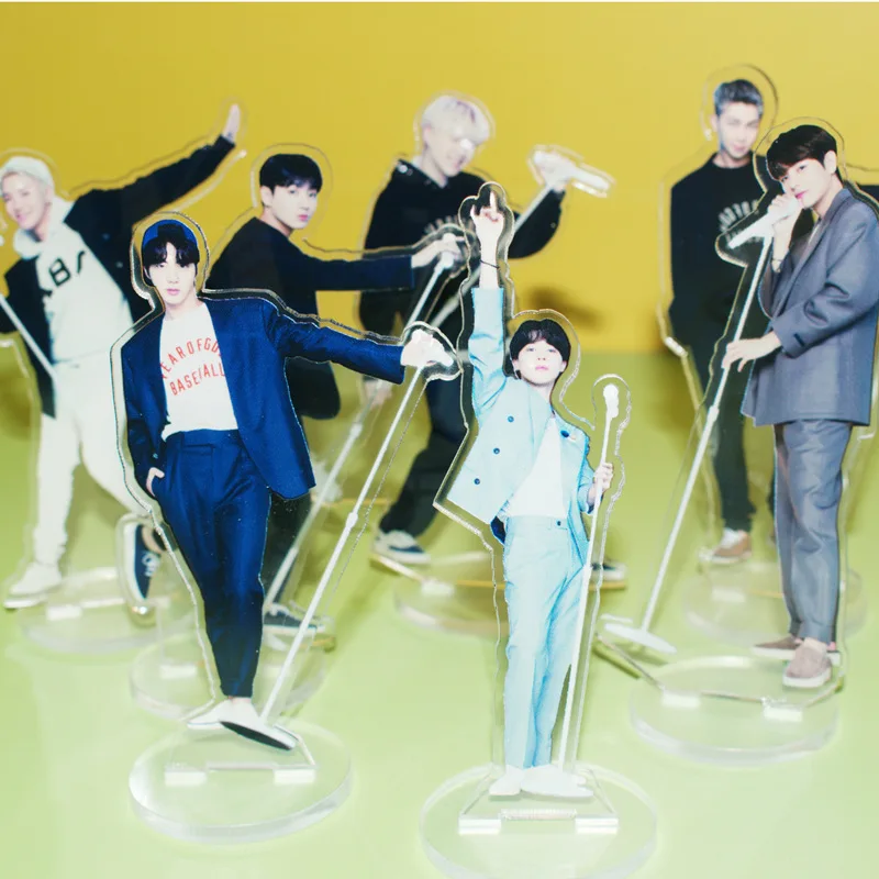 

Новинка, прозрачная акриловая настольная подставка Kpop Bangtan Boys, автомобильная подставка, дополнительные подарки, 12 см, онлайн-концерт, высоко...