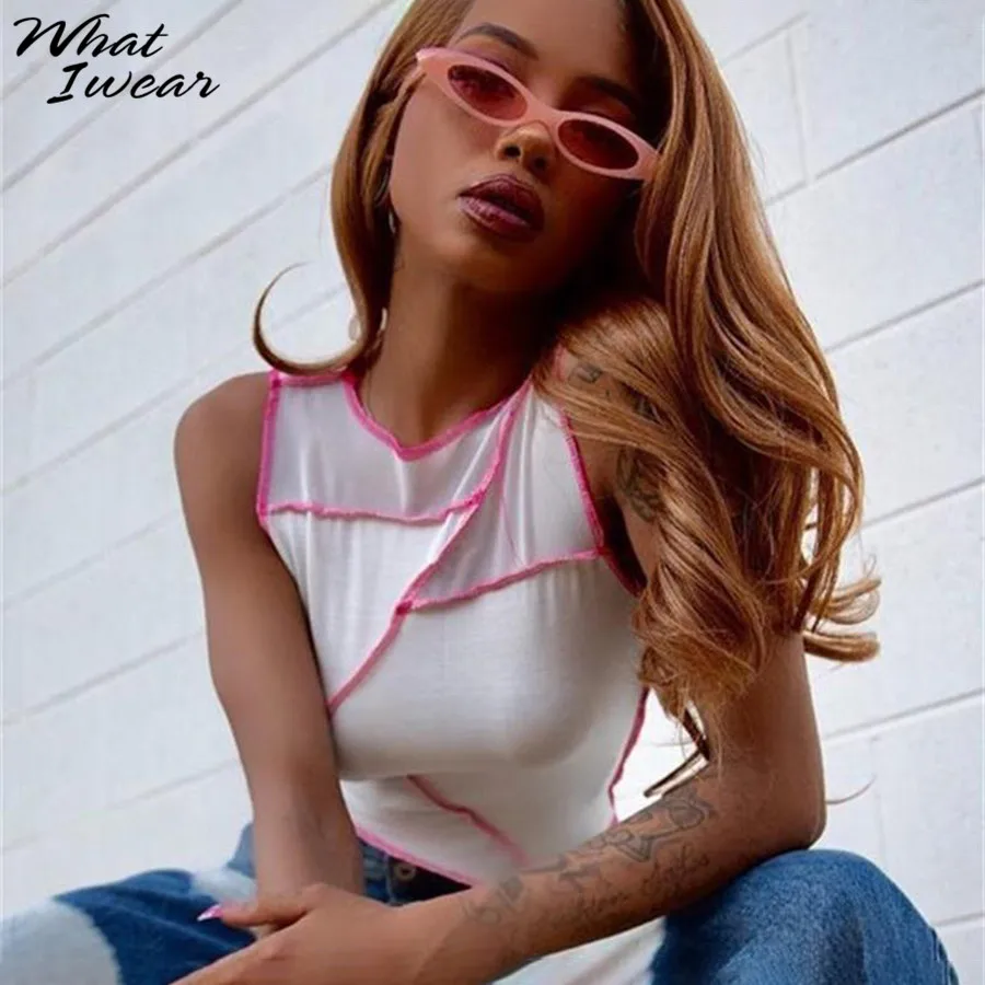 Майка женская короткие топы в полоску рубчик пикантный мягкий фатиновый Топ без