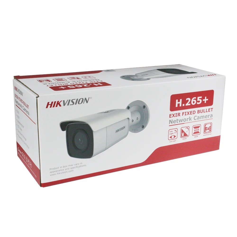 Hikvision 4K камера H.265 DS-2CD2T85G1-I8 8MP цилиндрическая IP-камера безопасности с питанием от