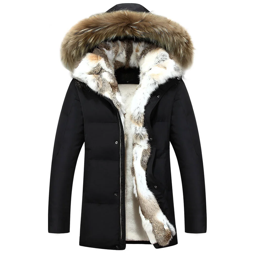

2021 New High Quality Mens Winter Casual Thicken Parkas Coat Fashion Couples Jacket Women White Duck Down S-5XL Time limited