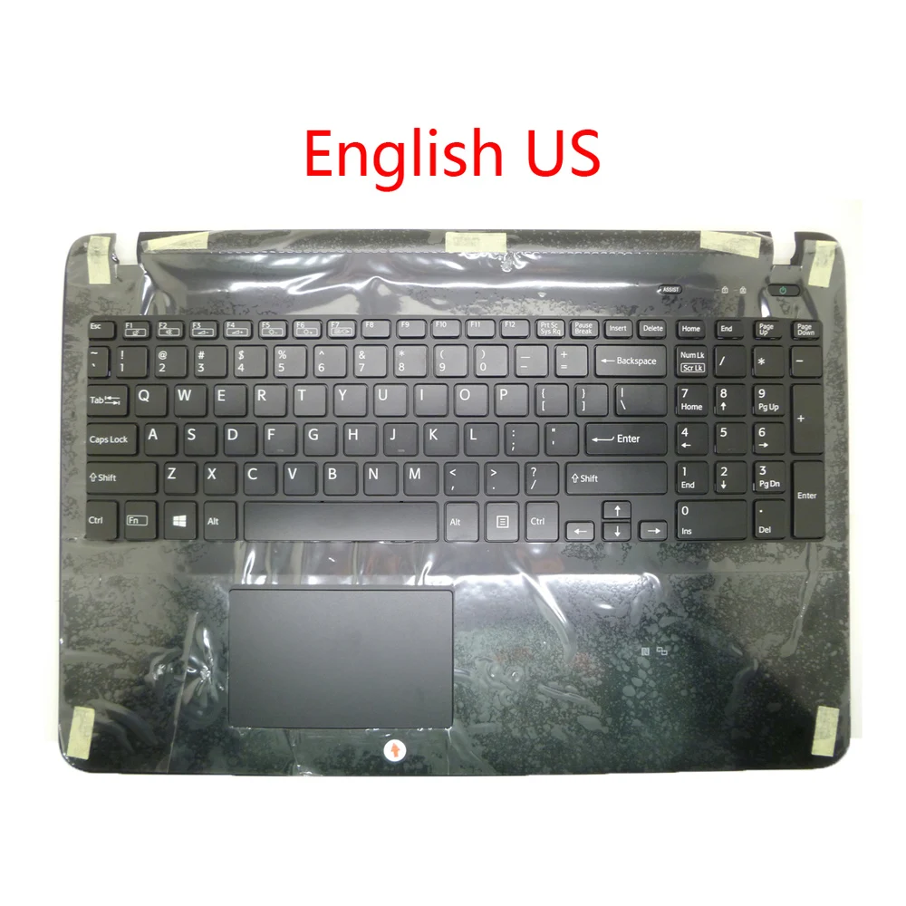 

Ноутбук US Palmrest для SONY для VAIO SVF152 3PHKDPHN020 3PHKDPHN050 5NHK9PHN090 с английской клавиатурой с подсветкой сенсорная панель
