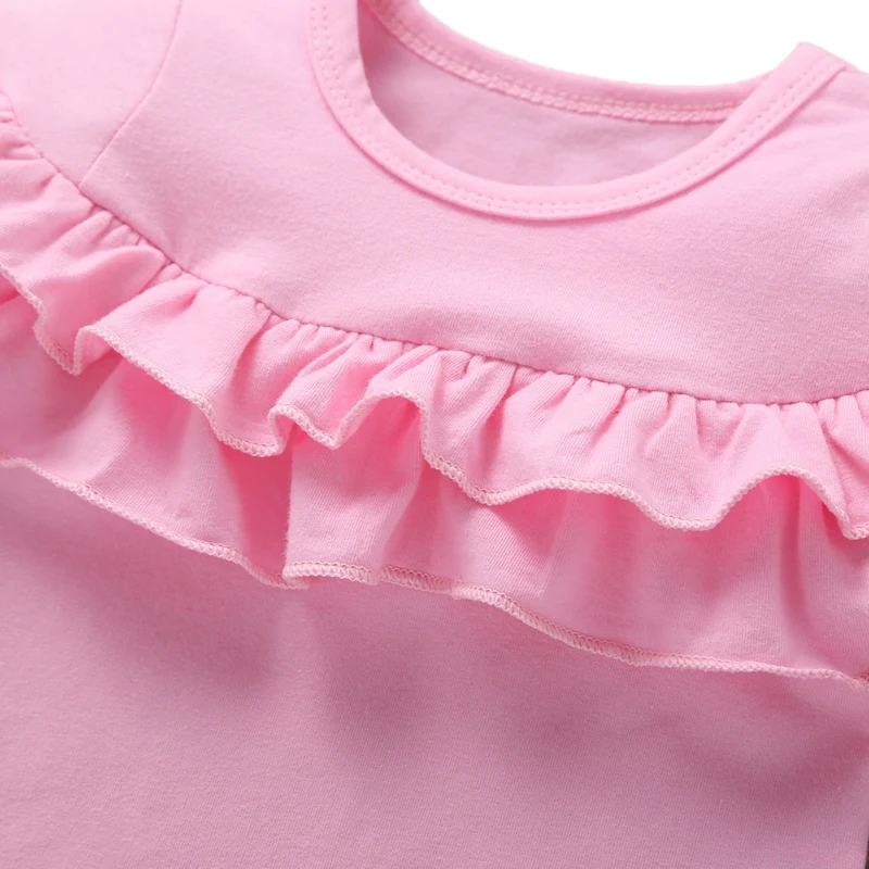 

Cute Candy color Infant Baby Long Sleeve Solid Print Rompers Kids Girls Boys Bodysuit Jumpsuit Newborn Clothes