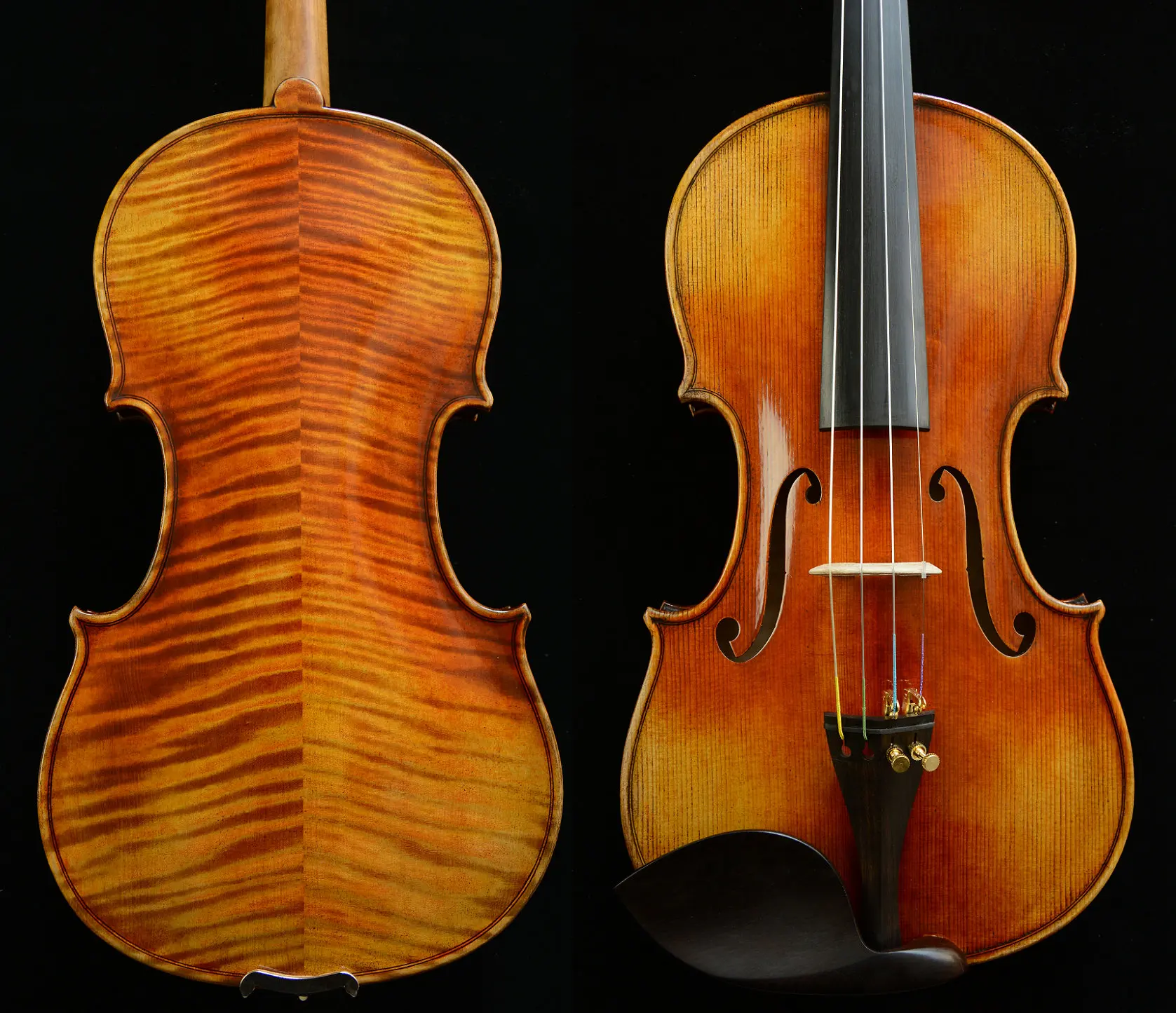 Реальное фото Stradivari 1716 скрипка Мессии Master Wang's Work Боснийский клен и Австрийская