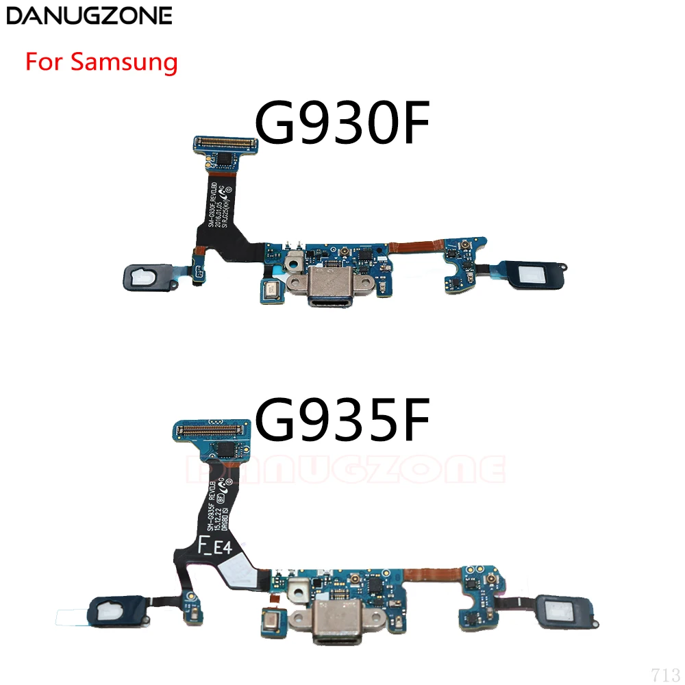 USB коннектор для док станции с разъемом зарядки штекер гибкий кабель Samsung Galaxy S7 Edge