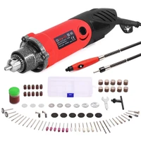 goxawee 82pcs electric drill mini engraver grinder power tool set with flex shaft rotary tools accessories for dremel