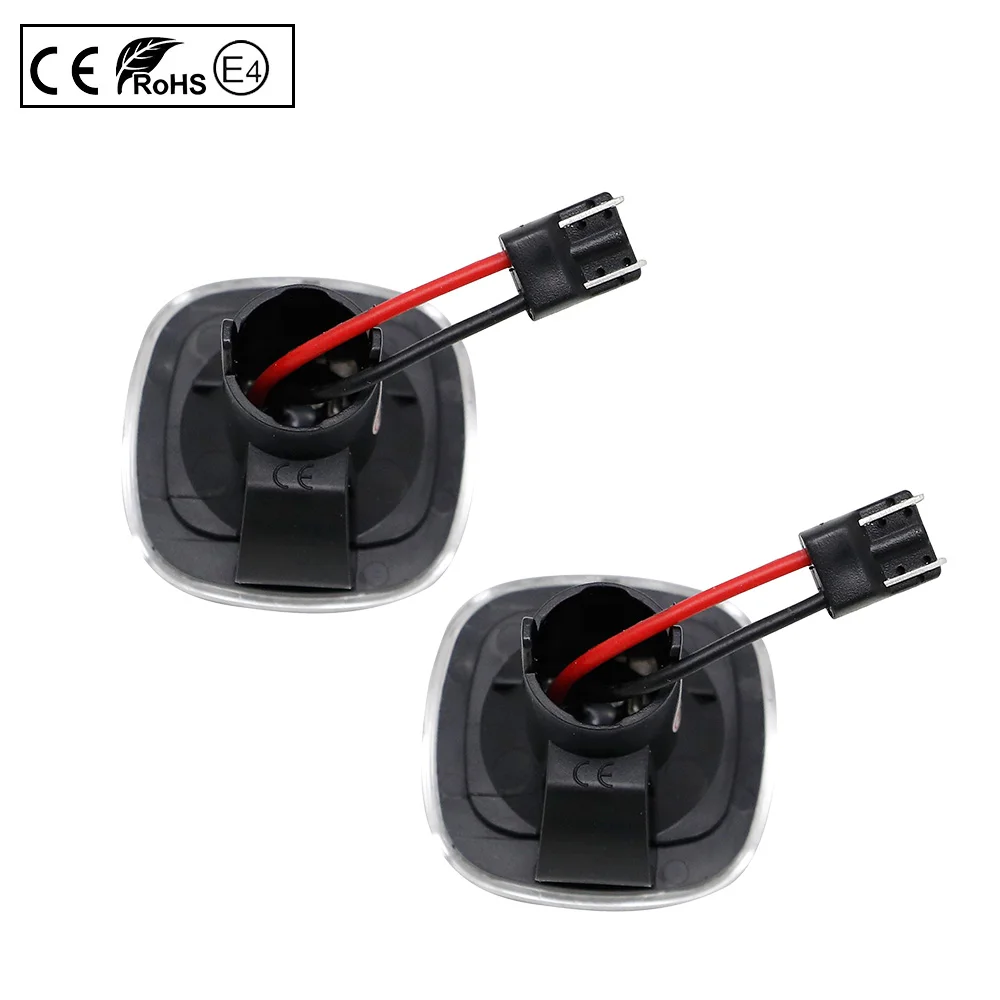 2X прозрачный СВЕТОДИОДНЫЙ боковой габаритный фонарь сигнал поворота лампа для