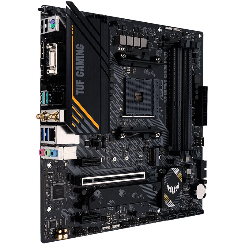 Günstig Marke Neue ASUS TUF GAMING B550M-E WIFI Motherboard Unterstützung CPU 5600X/5800X (AMD B550/Buchse AM4)