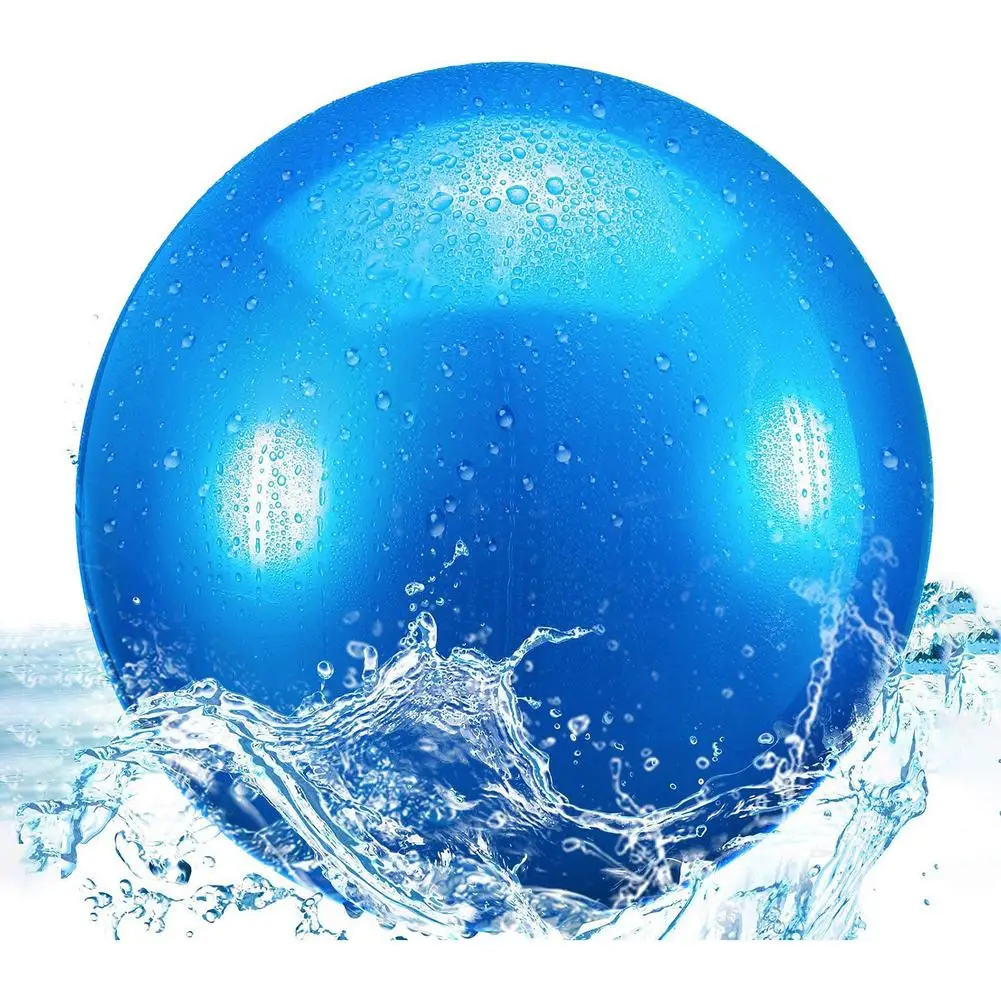 

Плавание плавающая игрушка мяч 9-дюймовый красочные надувные ПВХ подводный бильярдный шар с водой инъекционная головка