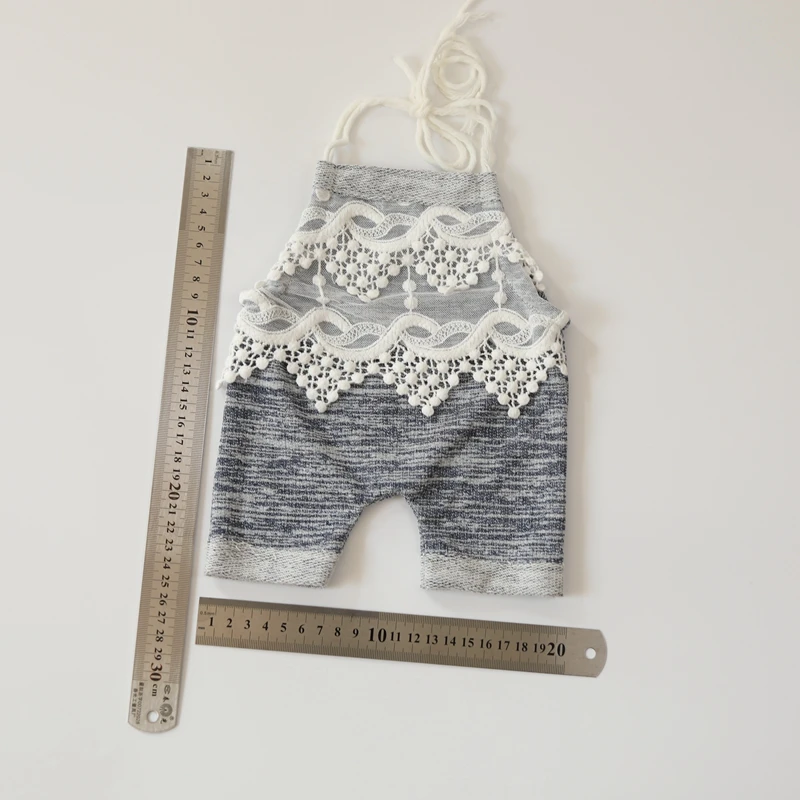 

Newborn Photography Props Accessories Cute Twin Baby Clothes for Photo Shoot Suspender Jumpsuit Studio Costume Props