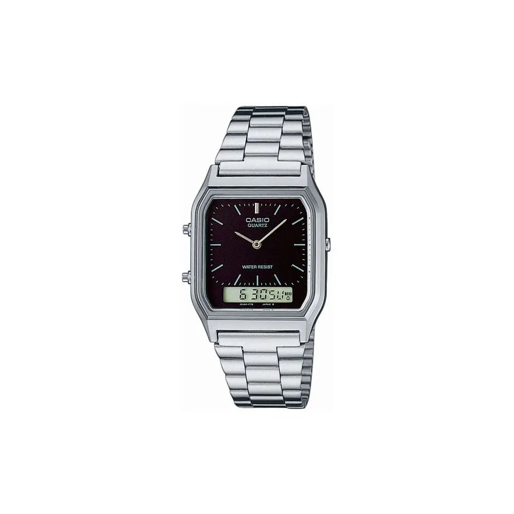 Quartz Wristwatches Casio for mens AQ 230A 1D Watches Mans Watch Wristwatch Wrist men|Кварцевые мужские часы| |