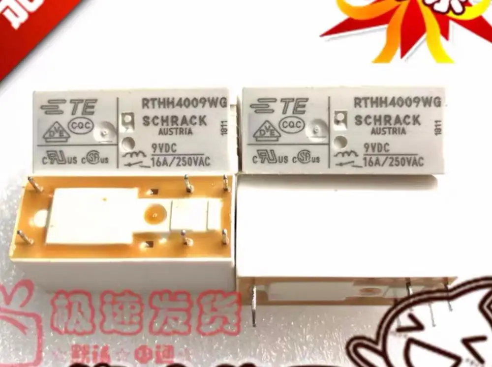 

TE SCHRACK Relay RTHH4009WG 9VDC 16A 6PIN 100%-new-original