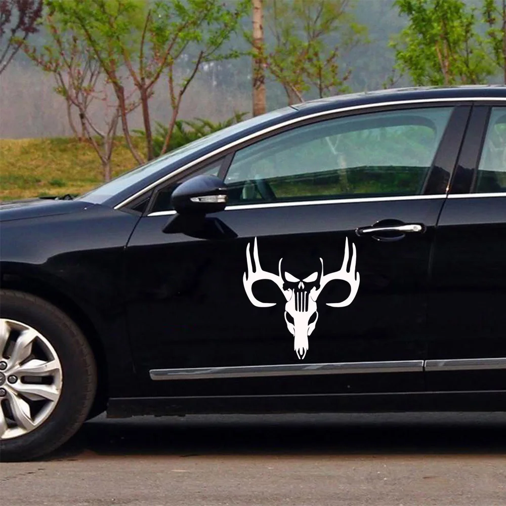 

Creative Skeleton Deer Auto Sticker Funny Decal Car Window Decoration Vinyl Stickers Motorcycle Accessories