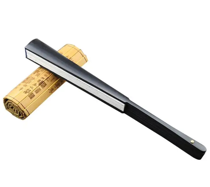 Большая пустая белая рука вентиляторы рисовая бумага Китайский складывающийся