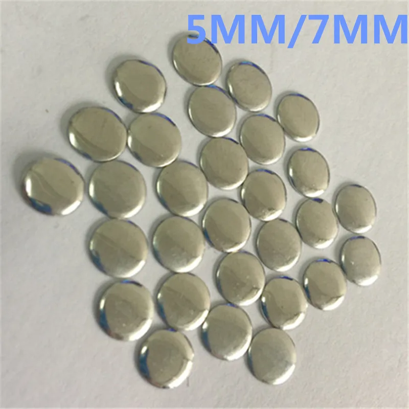 Горячая фиксация Rhinestuds 5 мм/7 мм 200 шт./лот серебряные конусные шпильки и шипы в