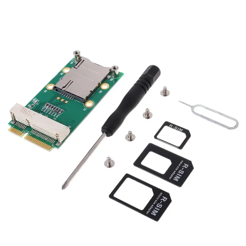 Мини PCI E адаптер расширение карты для 3g 4G модуль USIM слот с sim 3g/4G WWAN LTE gps