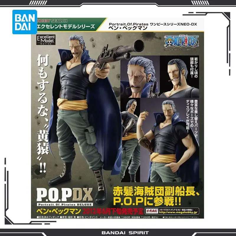 

Original BANDAI ONE PIECE MH Ben Bekkuman Anime Figure Toys Decoration Collection figure For Friends Gifts Model Dolls 22.5cm