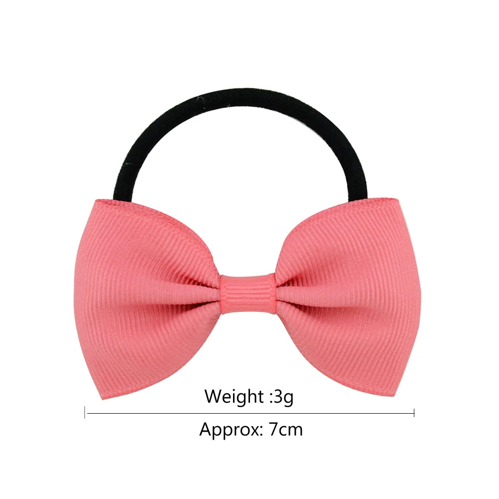 Однотонные Детские резинки для волос с бантом 1 шт.|Аксессуары девочек| |