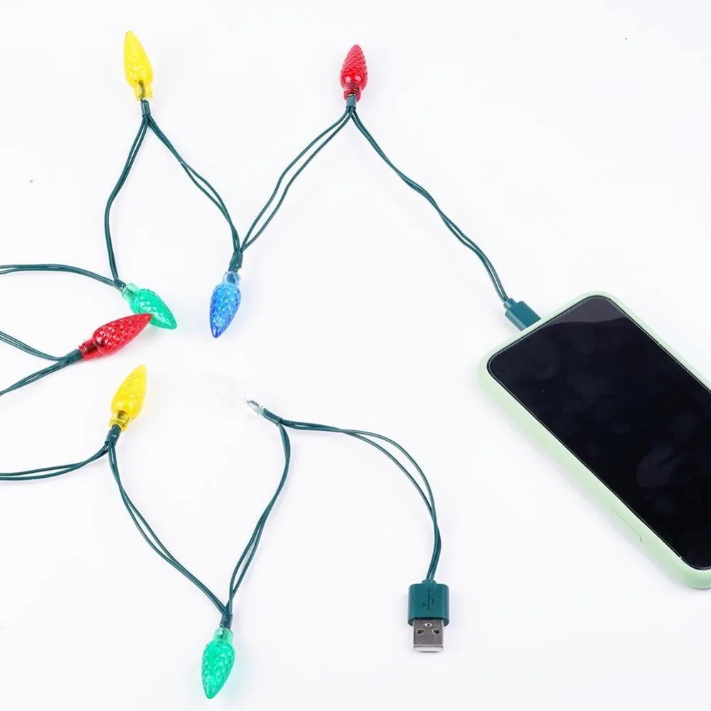 Счастливого Рождества светодиодный usb зарядный кабель Рождественский светильник зарядное устройство светильник ing шнур для HUAWEI Xiaomi 6 Mi6 для iPhone Xs 8 7 мобильный телефон