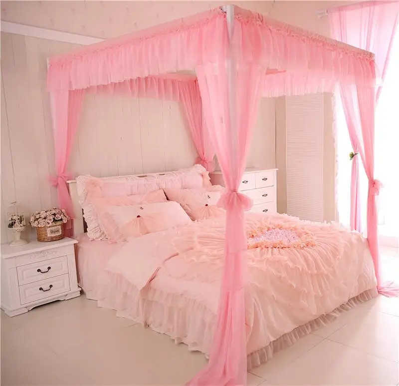 

Cotton+Lace Princess style Wedding Bedding Set King Queen Twin size Girls Women Bed skirt set Duvet Cover Pillow shams