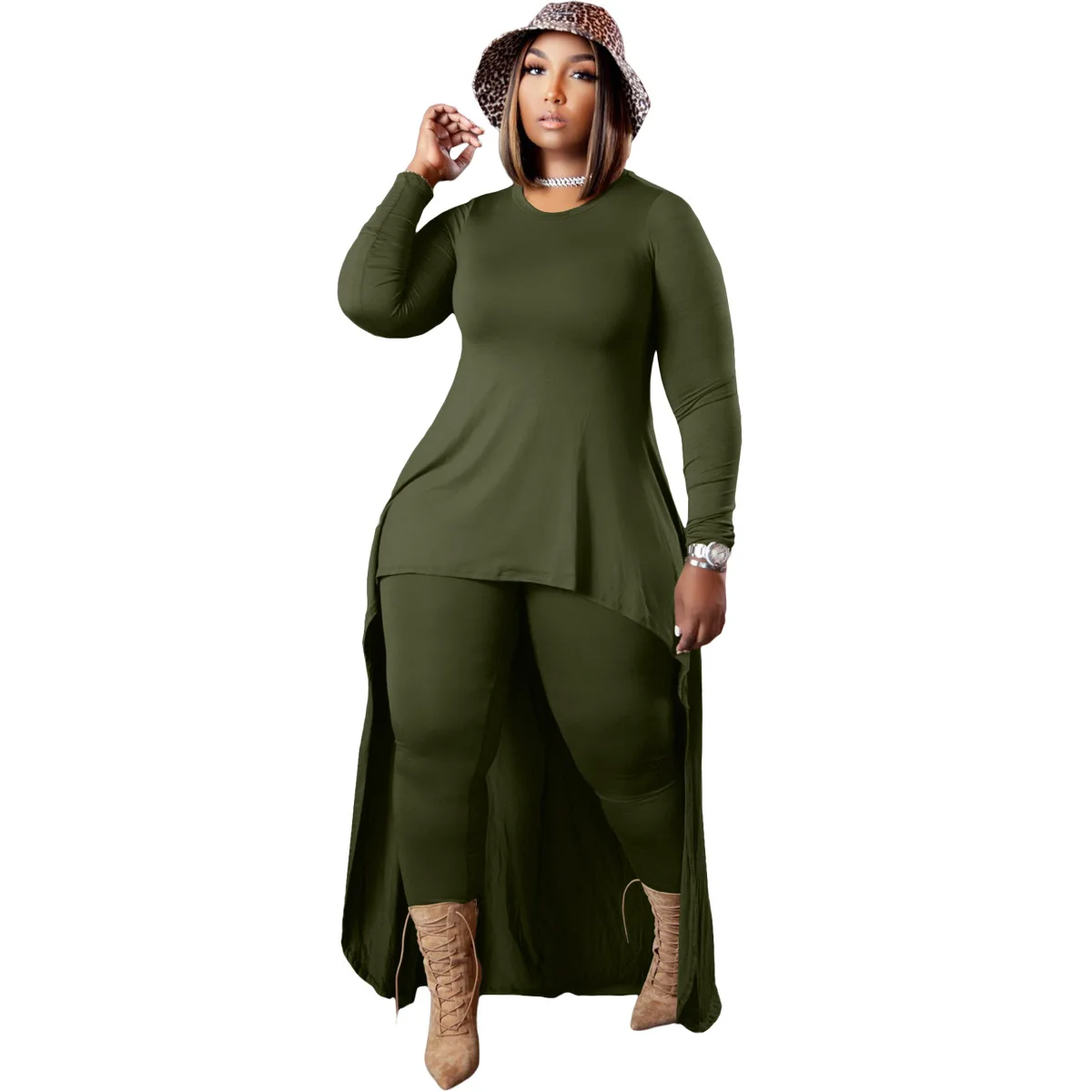 Оптовая продажа дропшиппинг 2022 зимний женский комплект из двух предметов