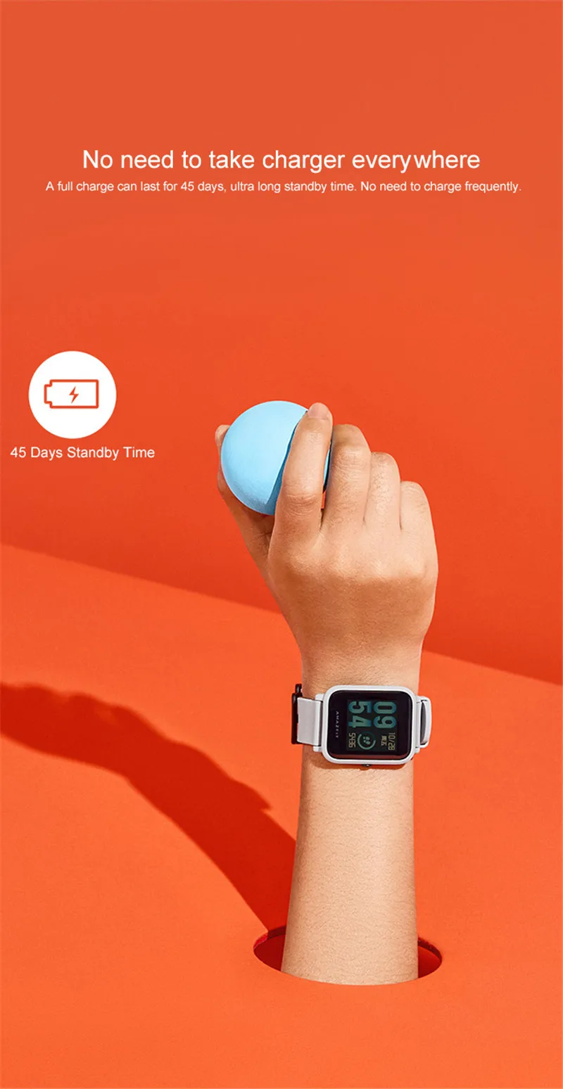 Huami Xiaomi AMAZFIT Smartwatch с экраном Corning Gorilla glass водонепроницаемый монитор сердечного ритма во время сна геомагнитный датчик gps D20