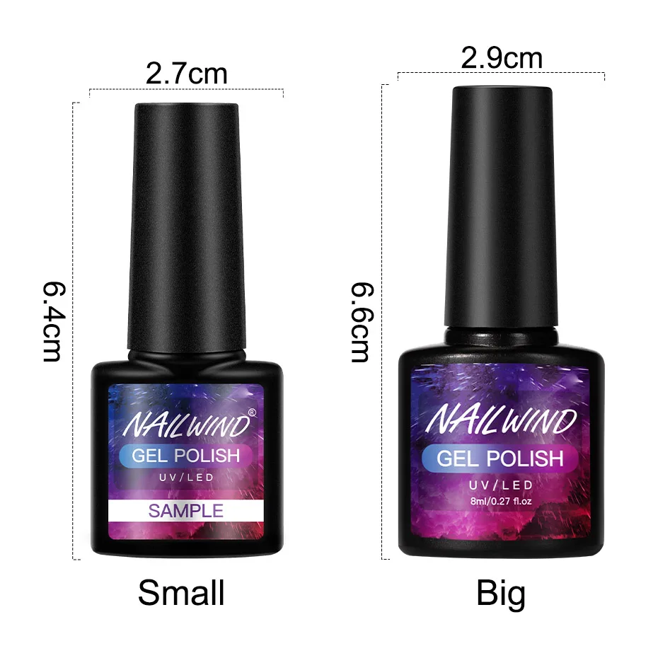 NAILWIND Gel Nail Polish Semi-permanent Varnish Reflective Manicure Varnishes UV Regular Glue Lacquer Top Coat Art | Красота и