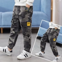 mudipanda 2021 casual fashion boys workwear pants cool personality camouflage pattern trousers children 4 to 12 years old