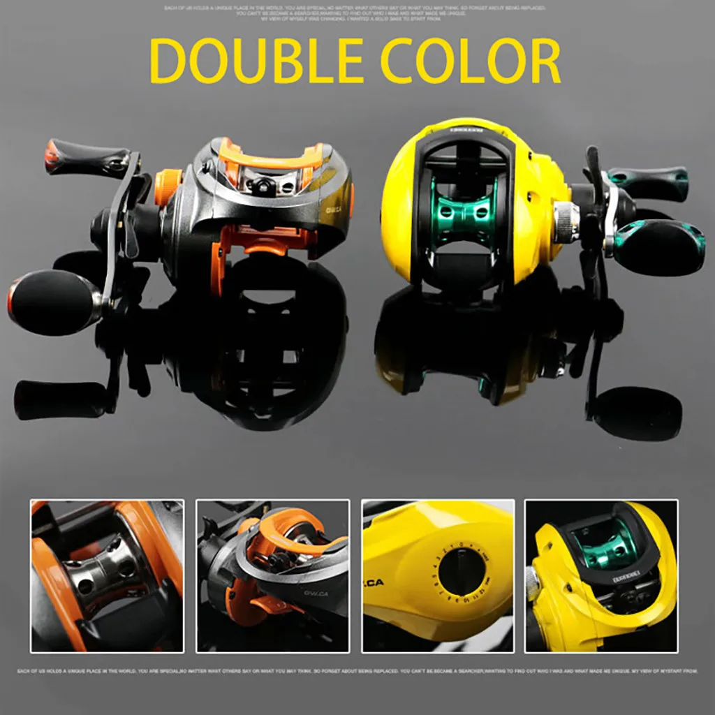 Новое колесо для морской рыбалки в форме капли воды 6 1: 1 рыболовное с магнитным