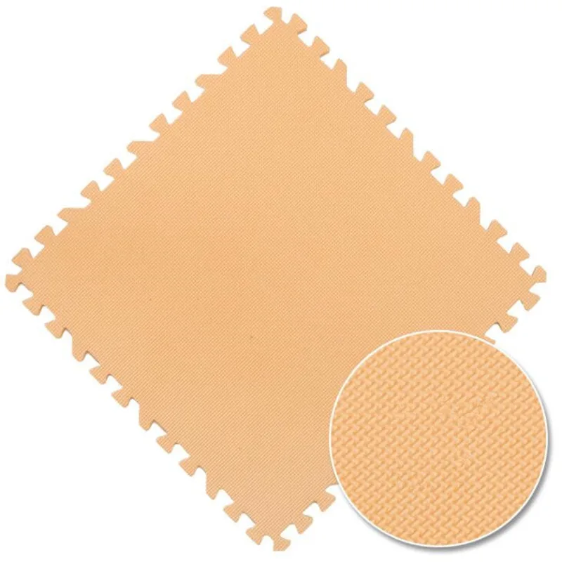orange Детский коврик-пазл 30*30 см, детский разноцветный игровой коврик-пазл, детский коврик для упражнений, плитка для пола из пены EVA, игровой коврик для спортзала, коврик, игрушки - Цвет: orange