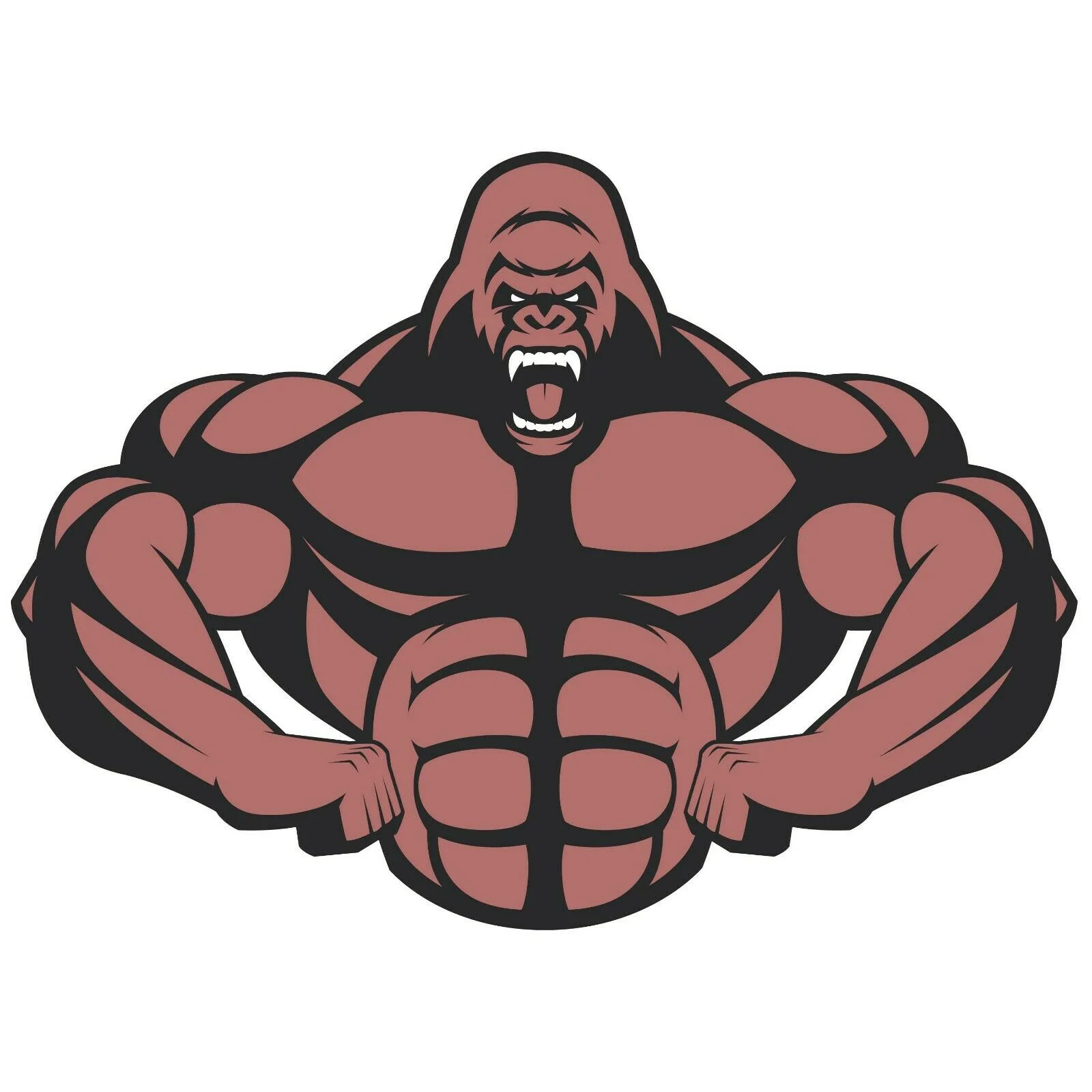 

For Gorilla Gym Wall Decal Car Truck Window Vehicle Decor Laptop Sticker LO242