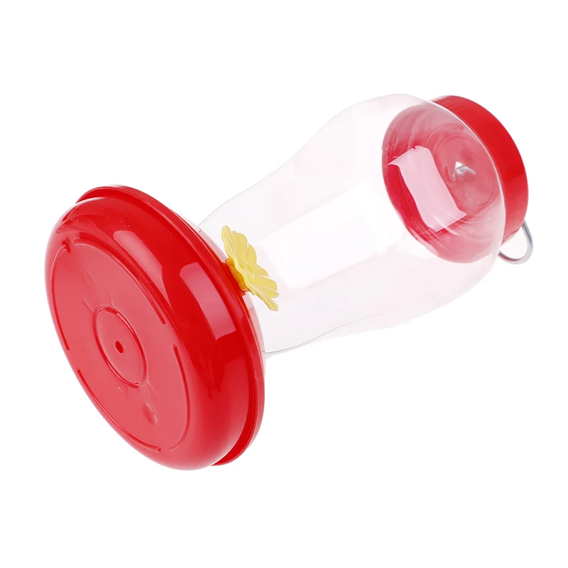 Plastics Bird Water Feeder Bottle Hanging Hummingbird Garden Outdoor Plastic Flower Iron Hook | Дом и сад