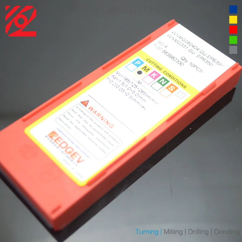 EDGEV WNMG060404 WNMG060408 WNMG ЧПУ индексируемая карбидная вставка для токарного станка режущие инструменты, токарный инструмент Вольфрамовая обработка нержавеющей стали